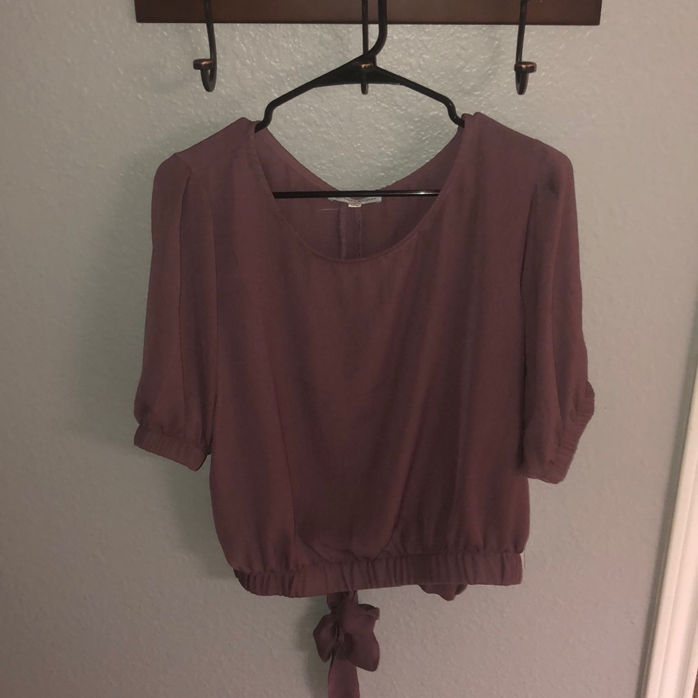 women’s blouse- with tie in back